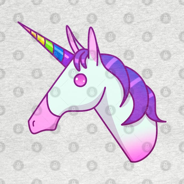 Unicorn emoji by 2dsandy